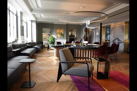 Eurostar's Business Premier lounge at Paris-Nord is designed to ‘capture the spirit of a Parisian apartment’.